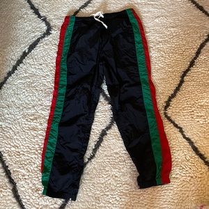 Authentic Gucci waterproof wind breaker pants size medium